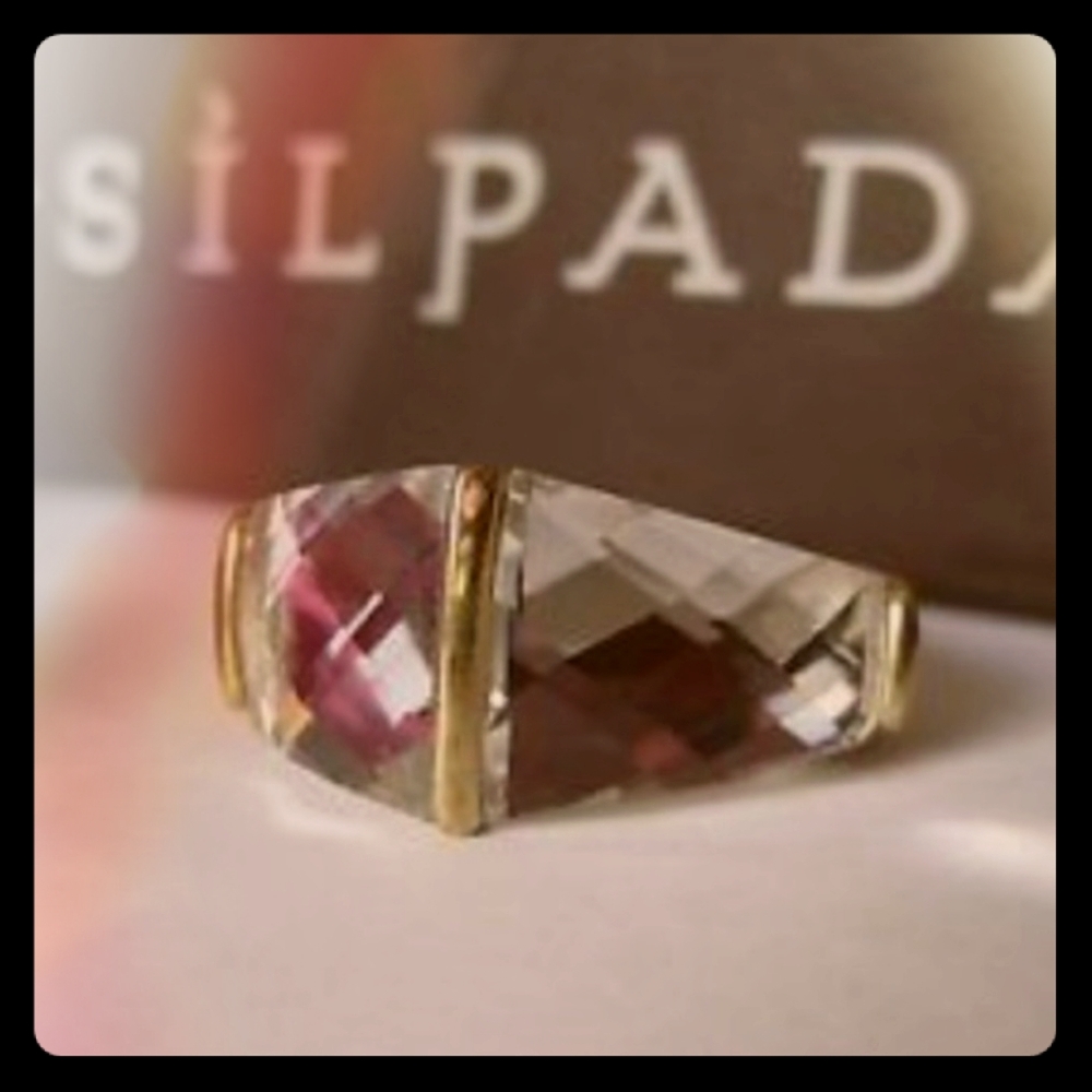Stunning Double Crystal Silpada Ring